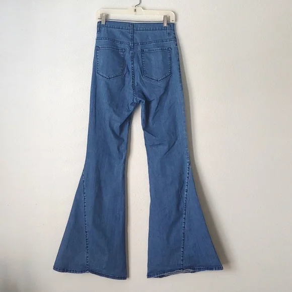O2 Denim | High Rise Big Flare Jeans - Picture 9 of 11